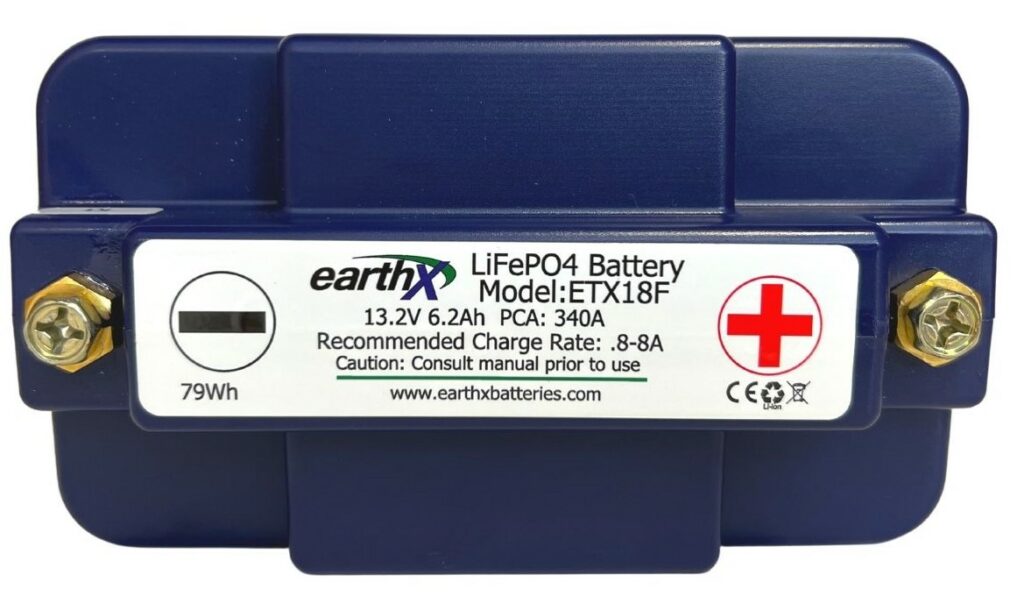 ETX18F | Lithium Starter Battery | EarthX Batteries