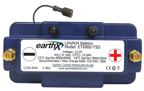 ETX900-TSO EarthX Lithium Battery