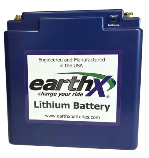 Front of EXT680 EarthX Lithium Battery