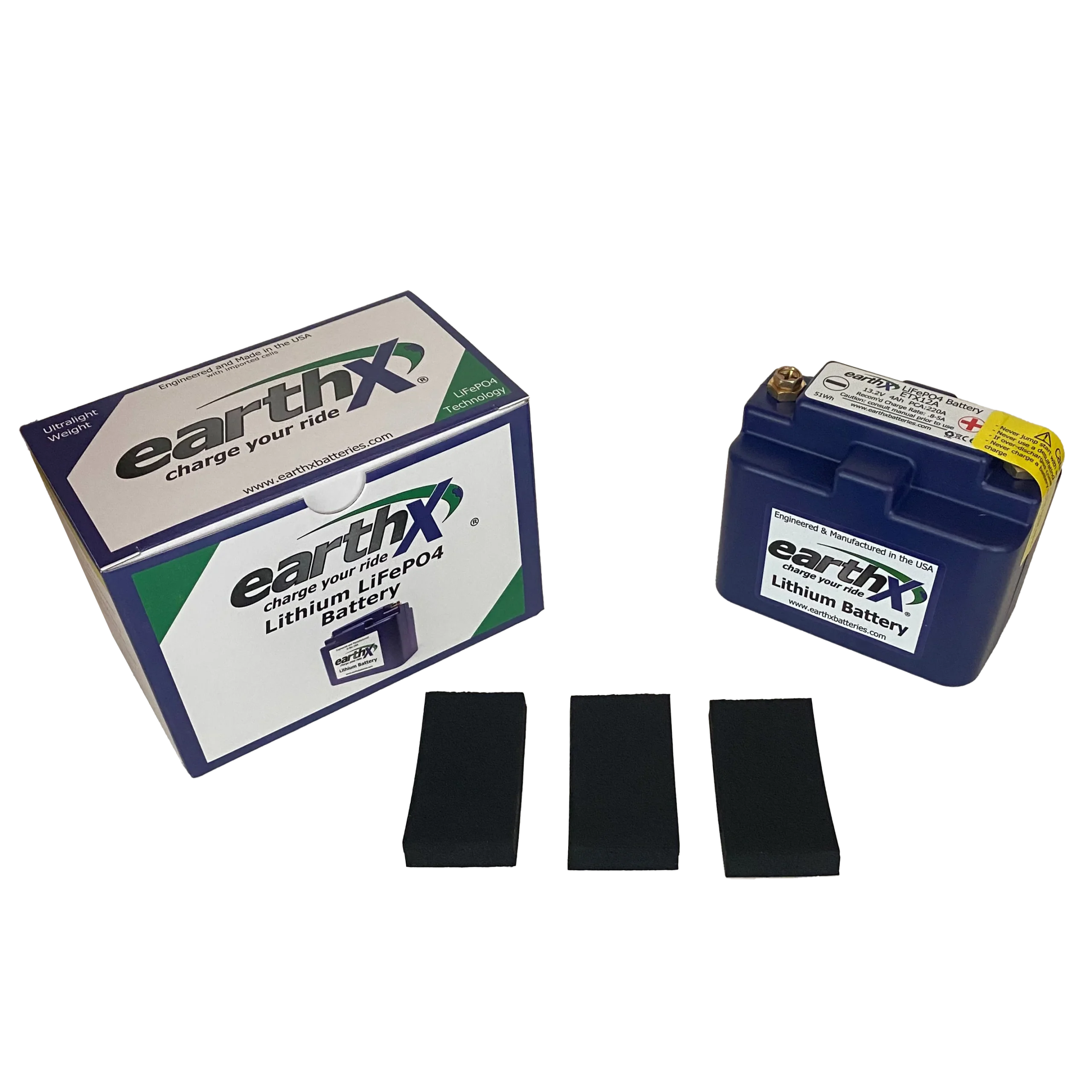 SKYRICH 12V Lithium Battery YT12B-BS – Ultra Light, HJTB12B-FP, Replaces YB10L YB12L