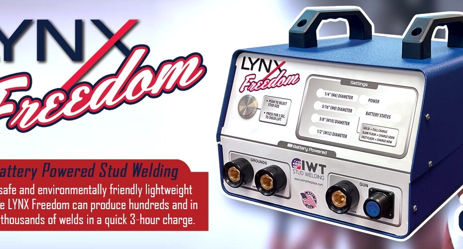 LYNX Freedom Battery Powered Portable Stud Welding