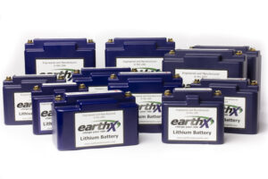 Group of EarthX Lithium Batteries