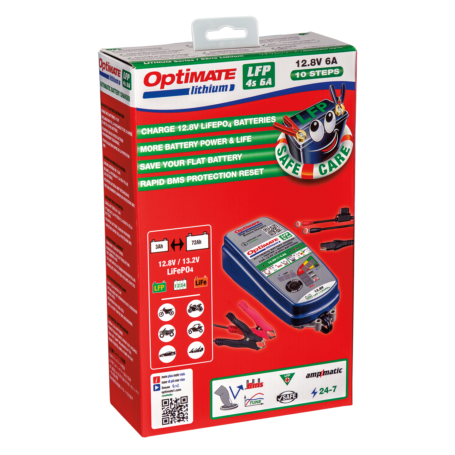 Optimate TM-391 6amp Lithium Battery Charger