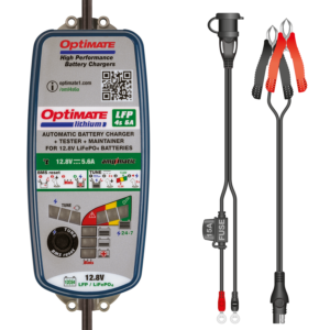 Top View of the Optimate Lithium Battery Charger