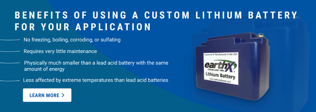 Benefits of Using a Custom Lithium Battery for Your Application