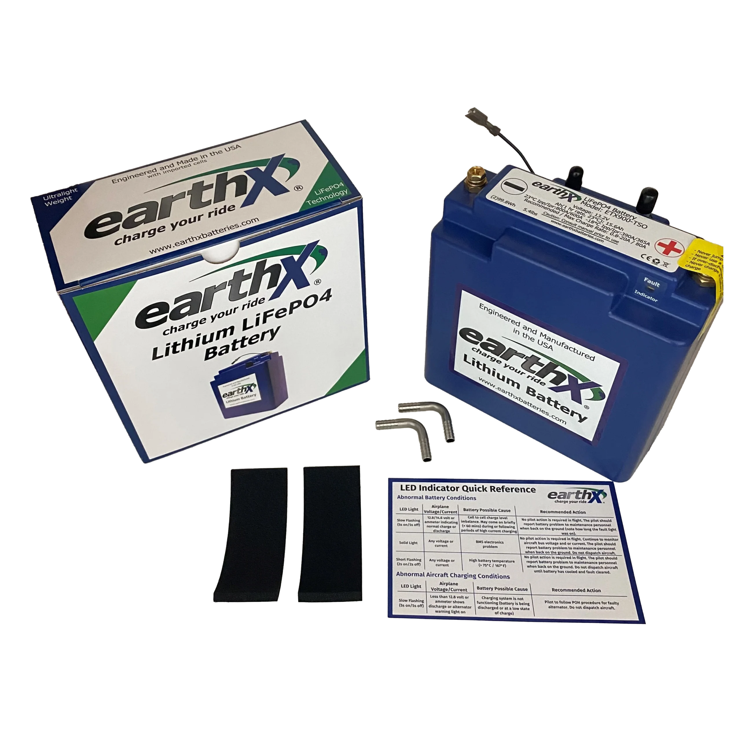 ETX900-TSO  FAA Approved Certified Lithium Aircraft Battery